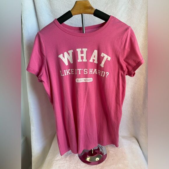 Torrid Legally Blonde Classic Fit Cotton Ringer Tee - Size 00 - Picture 2 of 3